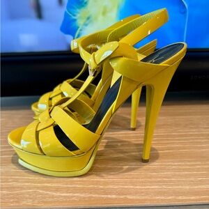 Yves Saint Laurent platform sandal heels